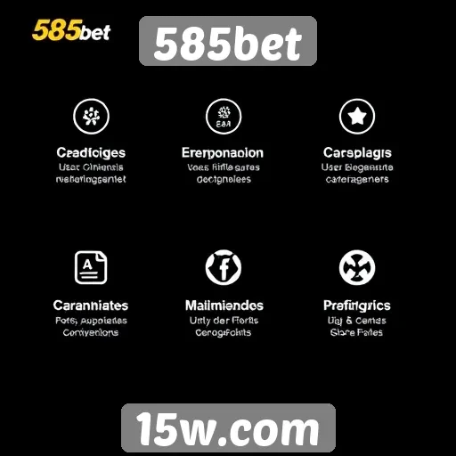 Características e funcionalidades da plataforma 585bet